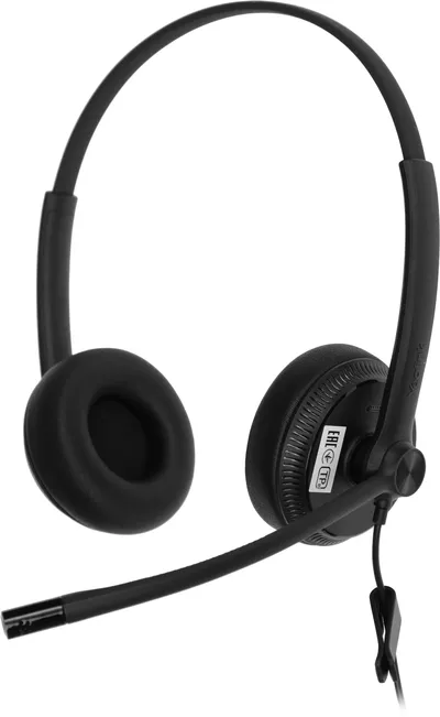 Гарнитура Yealink UH34 Dual UC, проводная, USB, стерео, HD-звук
