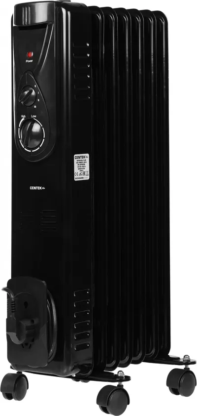 Обогреватель масляный CENTEK CT-6200, 7 секций, 700/1000/1500 Вт, механический термостат