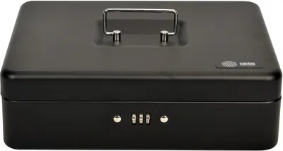 Денежный ящик Cactus CS-DCB-004, кодовый замок, 90x300x240 мм, сталь, графит