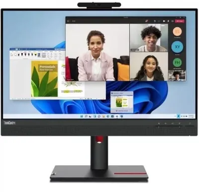 Монитор Lenovo ThinkCentre TIO24 G5, 23.8" IPS 1920x1080 60 Гц, HDMI/DP, USB-хаб, веб-камера