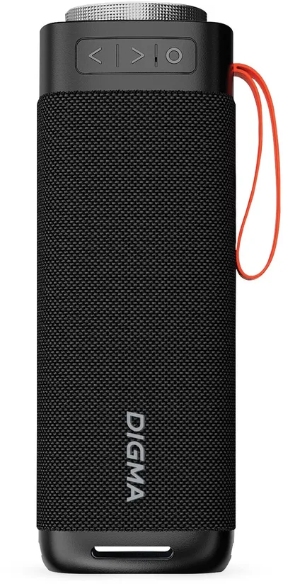 Колонка Digma PS1522B, портативная, 60 Вт, Bluetooth, 3000 мА·ч