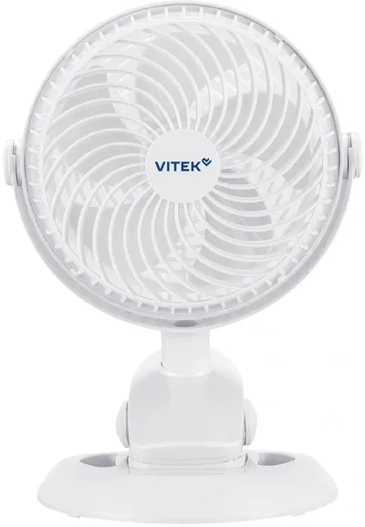 Вентилятор Vitek VTF-06U, настольный, 2 скорости, 3 Вт, белый