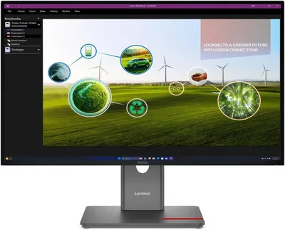 Монитор Lenovo ThinkVision P27q-40, 27" IPS, 2560×1440, 120 Гц, USB-C, HDMI 2.1, DP 1.4