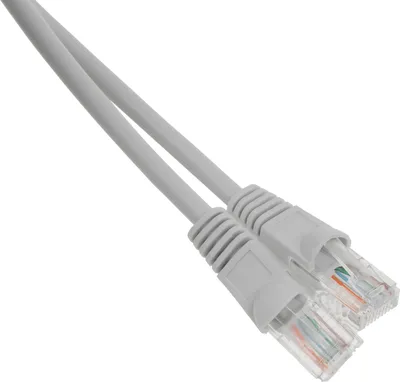 Патч-корд Buro UTP-5E-1.5M-G-LSZH, UTP кат.5E, 1,5 м, RJ-45 (m)–RJ-45 (m), серый