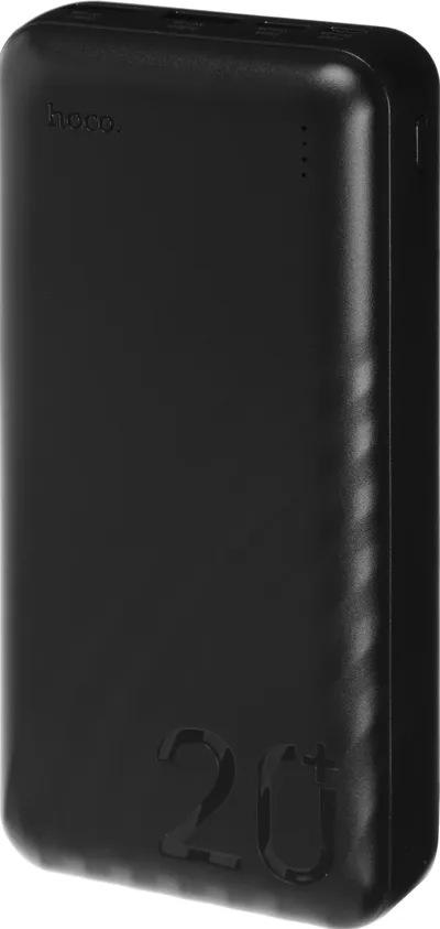 Аккумулятор HOCO J123A ELEMENT, 20000 мА·ч, 2×USB-A, 2 А, черный