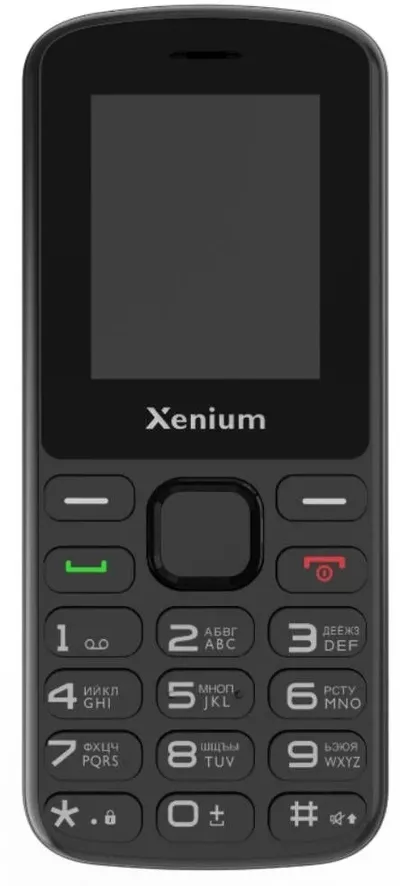 Мобильный телефон XENIUM X170, 2 SIM, 1.77" 160x128 TFT, GSM900/1800, microSD до 32 ГБ