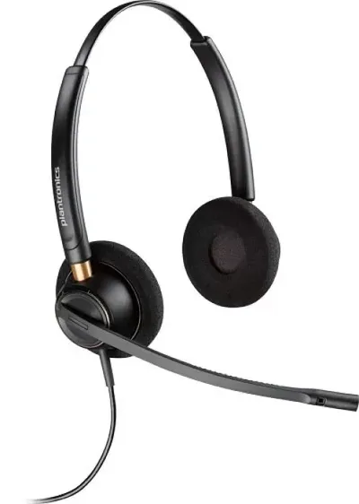 Гарнитура Plantronics EncorePro HW520 89434-02, Wideband, QD, бинауральная