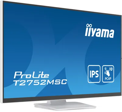 Монитор IIYAMA ProLite T2752MSC-W1, 27" IPS Full HD 1920x1080, 60 Гц, сенсорный, белый