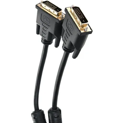 Кабель DVI-D—DVI-D Dual Link Telecom TCG441D-1.8M, 1,8 м, экран, ферритовые кольца
