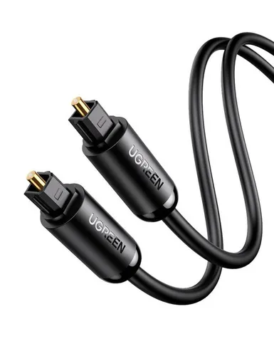 Аудиокабель Ugreen AV122 70891, Toslink-Toslink, 1,5 м, серый