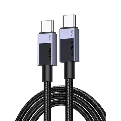 Кабель UGREEN L512 45063, USB-C — USB-C, 1 м, USB 2.0, PD 100 Вт