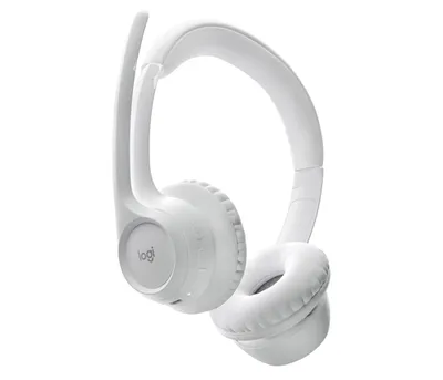Гарнитура Logitech Zone 300, беспроводная, BT, USB, 30 м, белая