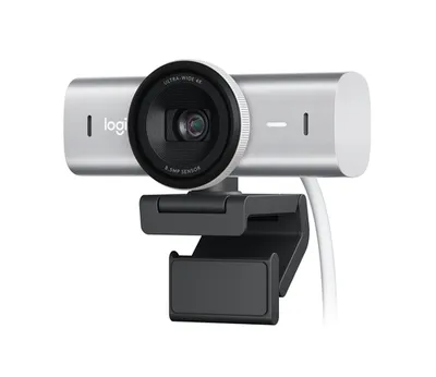 Веб-камера Logitech MX Brio 4K, 3840×2160, 30 кадр/с, USB Type-C, HDR, серая