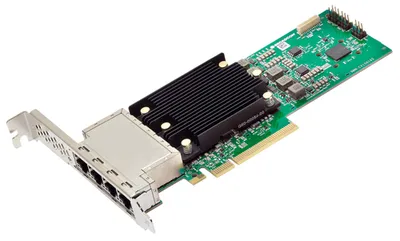 Сетевой адаптер Lenovo ThinkSystem Broadcom 57412 10GBase-T, 4 порта RJ-45, PCIe 3.0