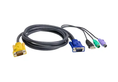 KVM кабель Aten 2L-5303UP, USB/PS/2 + VGA, 3 м