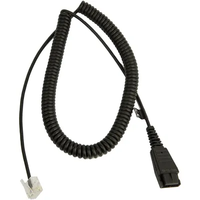 Шнур Jabra LINK Unify 8800-01-89, спиральный, QD — RJ-45, 2 м