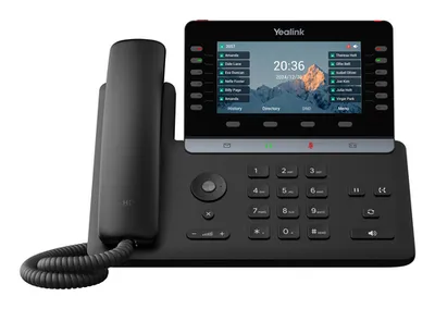 IP-телефон Yealink SIP-T85W, 5,5" экран, Wi-Fi, Bluetooth, PoE, GigE