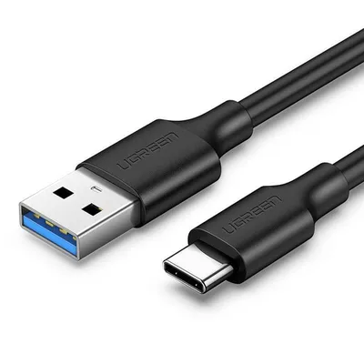 Кабель UGREEN US184 (20882) USB 3.0 A — USB-C, 1 м, 3 А, 5 Гбит/с