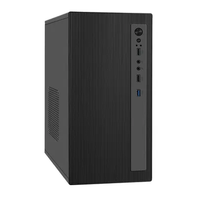 EX299067RUS Корпус Minitower ExeGate BAA-303MU-AAA400 (mATX, БП AAA400 с вент. 8см, 2*USB+1*USB3.0,  HD Audio, черный)