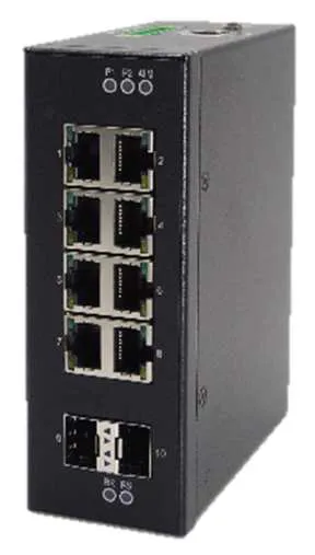 Коммутатор Amplicon Computer LLC 460 IMS-410-2F, 8×1GbE, 2×SFP, 24 В