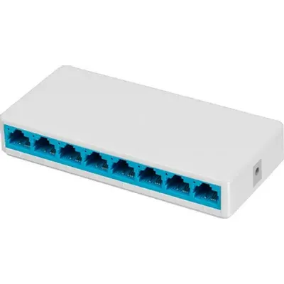 Коммутатор Mercusys MS108, 8×10/100 Мбит/с, настольный, пластик