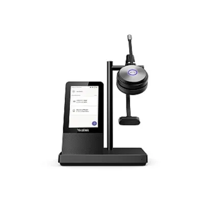 Гарнитура Yealink WH66 Mono Teams, DECT 160 м, Bluetooth, USB-хаб, дисплей 4"