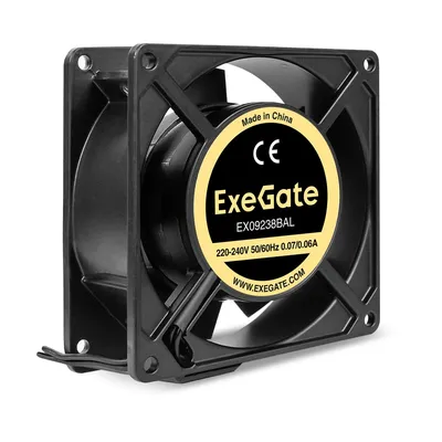Вентилятор ExeGate EX289008RUS, 220В, 92x92x38мм