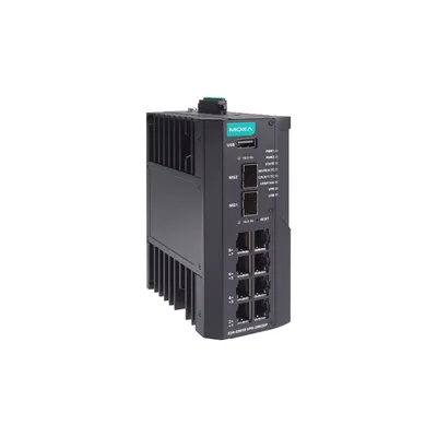 Маршрутизатор MOXA EDR-G9010-VPN-2MGSFP-HV, 8×1GbE, 2×SFP, VPN, DIN