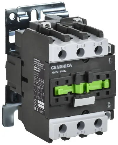 Контактор IEK КМИе-34012 KKME31-040-036-11, 40 А, 36 В, 3P, 1НО+1НЗ