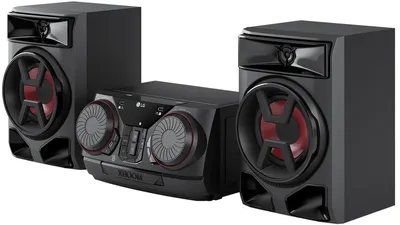 Минисистема LG CK43N, 300 Вт, Bluetooth, FM-тюнер, 2×USB, AUX