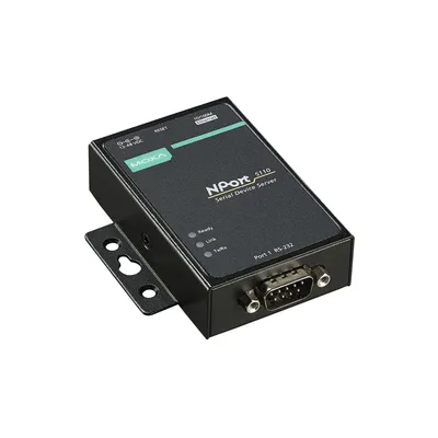 Преобразователь MOXA NPort 5110-T, RS-232 в Ethernet, 1 порт, -40…+75 °C