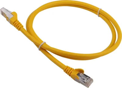 Патч-корд LANMASTER LAN-PC45/S6A-3.0-YL, RJ45–RJ45, кат.6A, S/FTP, 3 м, LSZH