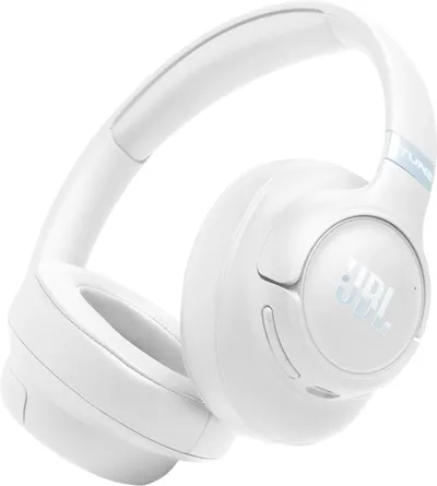 Наушники JBL Tune 780NC, Bluetooth + проводные, адаптивное шумоподавление, белые