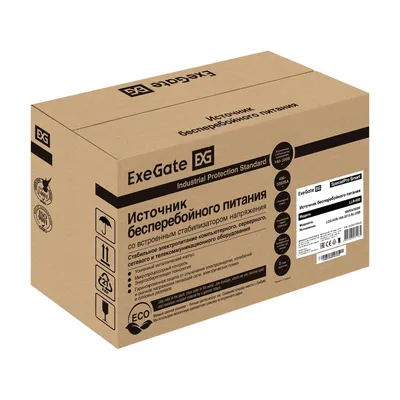 ИБП ExeGate EX292770RUS, 650VA/360W, LCD, AVR