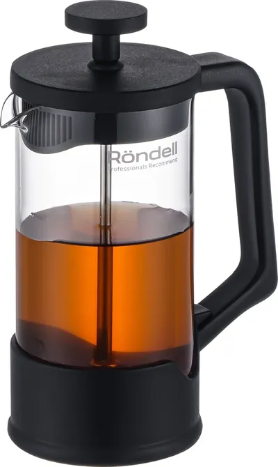 Френч-пресс RONDELL Kontur RDS-2075, 0.35 л, стекло, чёрный