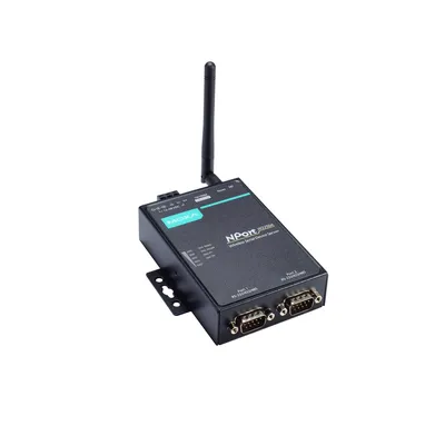 Преобразователь MOXA NPort W2250A-EU, 2 порта RS-232/422/485, Wi-Fi 802.11a/b/g/n