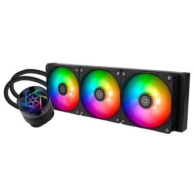 Система жидкостного охлаждения Silverstone SST-NP360-ARGB, 360 мм, 3×120 мм, ARGB