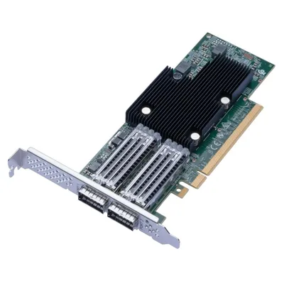 Сетевой адаптер Broadcom BCM57508, 2×100G QSFP56, PCI-E x16