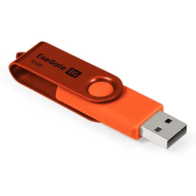 USB-флеш накопитель ExeGate Jet 32 ГБ, USB 2.0, оранжевый