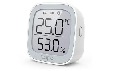 Термогигрометр TP-Link Tapo T315, 868 МГц, -20…60 °C, 0–99%, дисплей E Ink