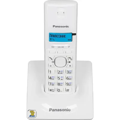 Радиотелефон Panasonic KX-TG1711RUW, DECT, Caller ID, 12 мелодий, белый