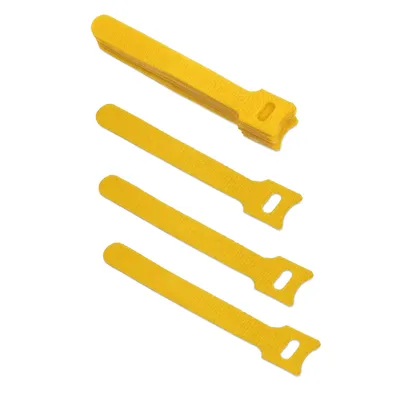 Хомут Cabeus CLAMP-150-YL, липучка, 150×14 мм, жёлтый, 10 шт