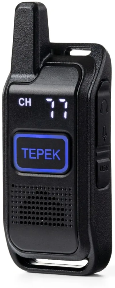 Рация Терек Спорт, 199 каналов, 400–520 МГц UHF, до 3 км, аналоговая, красная