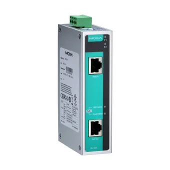 Инжектор MOXA INJ-24A-T, 1×1GbE PoE, 802.3af/at, 24/48 В, DIN-рейка