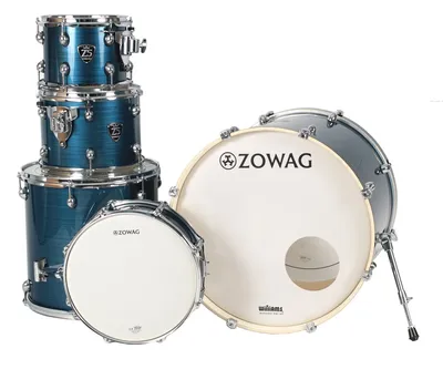 Ударная установка ZOWAG Z5-ROCK SPK BUW, серия ROCK, 5 барабанов, Blue Wire
