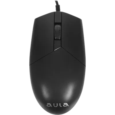 Мышь AULA AM104, проводная, 1200 DPI, USB-A, черный