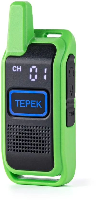 Рация ТЕРЕК СПОРТ ЗЕЛЕНЫЙ, UHF 400–520 МГц, 199 каналов, до 3 км