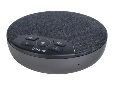 Спикерфон Intrend ITSPH-W200, 4 капсюля, BT+USB, радиус 3 м, ANC/AEC/AGC