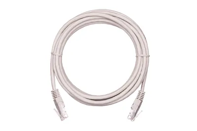 Патч-корд NETLAN EC-PC4UD55B-030-GY-10, U/UTP кат.5e, 2×RJ45, 3 м, 10 шт