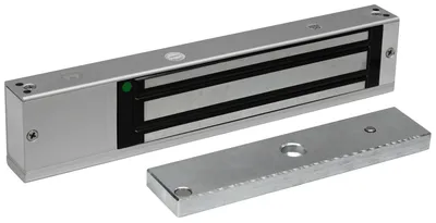 Электромагнитный замок Smartec ST-EL320DL-SL, 340 кг, 12/24 В, IP50, накладной
